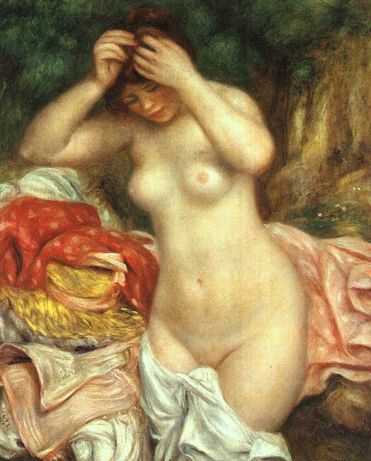 Pierre Renoir Bather Arranging her Hair Germany oil painting art
